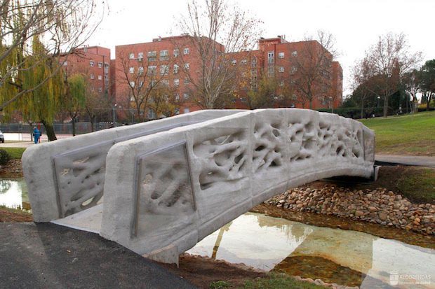 Spanish 3D-printed bridge      The first 3D-printed bridge in Spain is just one of the construction projects 3D Printhuset was involved in last year