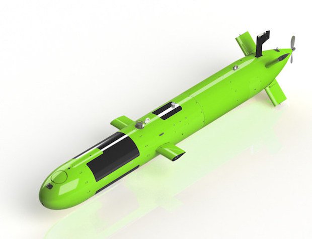 ISE Arctic Explorer      ISE's Arctic Explorer Autonomous Underwater Vehicle.