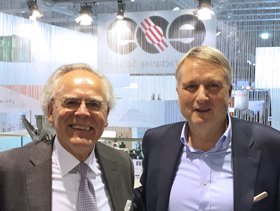GKN EOS Hans J. Langer Peter Oberparleiter,                Dr. Hans J. Langer, founder and CEO of EOS (left) and Dr. Peter Oberparleiter, CEO GKN Powder Metallurgy (right) - GKN Group