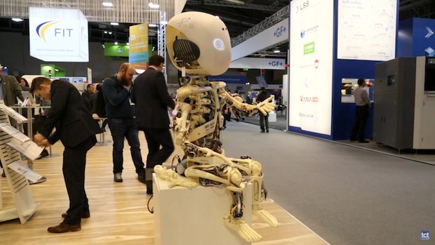 Roboy formnext      Roboy, who was showcased at formnext powered by TCT last year, has received support from EOS.