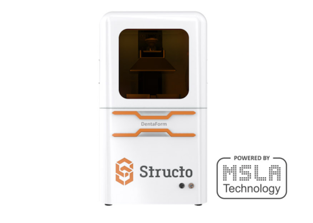 Structo DentaForm      Structo’s DentaForm 3D printer will form part of uLab’s uPrint ecosystem that enables in-office manufacturing of clear aligners. - Structo