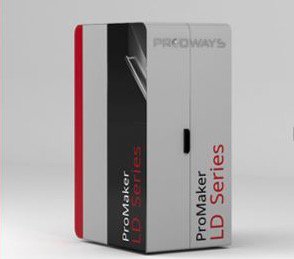 Prodways ProMaker LD Series                This new ProMaker LD series extends Prodways’ drive to offer the professional performance of MOVINGLight in a more compact, multi-functional format.