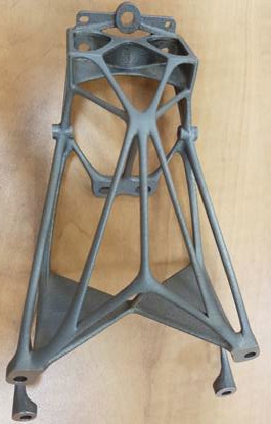 Canada Makes funded spacecraft part                An interface bracket for an antenna, developed by Canada Makes, MDA and FusiA, which will be launched on a satellite into space later thi...