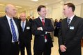 Delcam Demonstrates Robot Machining to Nick Clegg and Vince Cable
