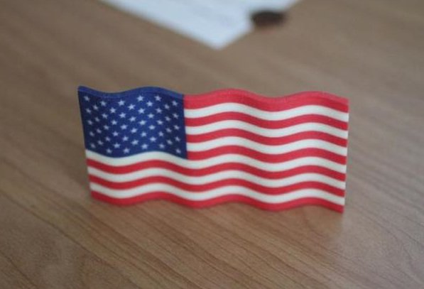 Shapeways American flag