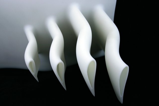 Aerodynamic ceramic SLA component