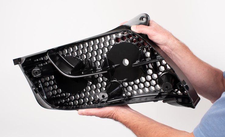 3D Systems Accura AMX Rigid Black 3D printed automotive grill.
