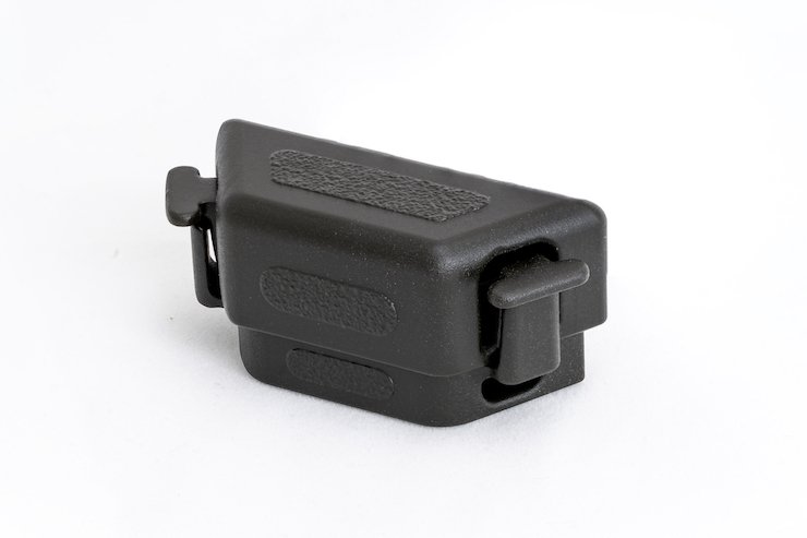 Underhood sensor housing 3D printed in Figure 4 Rigid 140C Black
