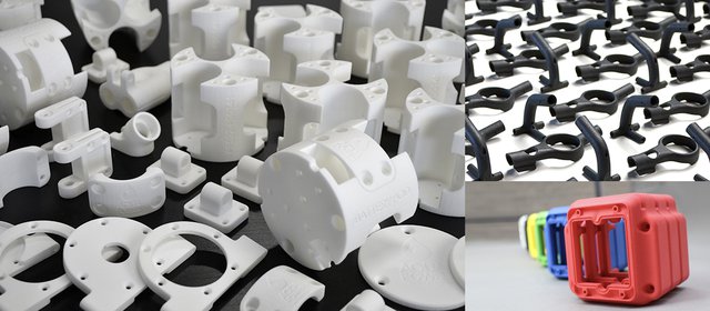 SLS &amp; MJF 3D printed parts