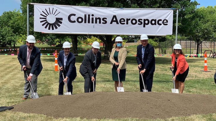 Collins Aerospace breaks ground at West Des Moines AM centre