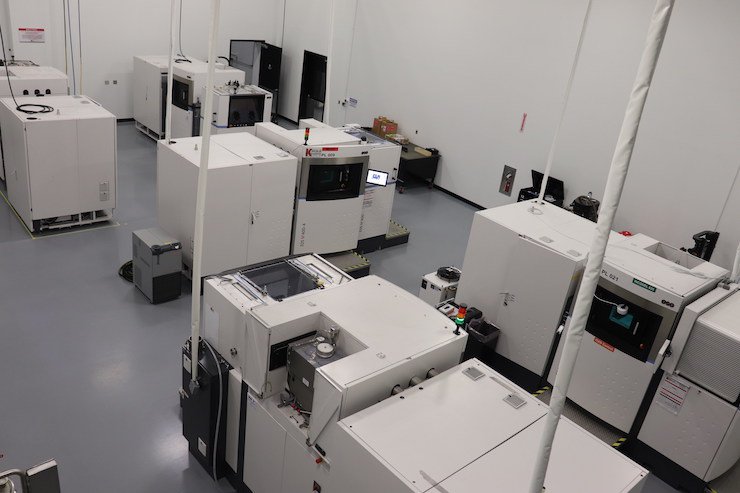 KAM manufacturing floor at the North Carolina facility