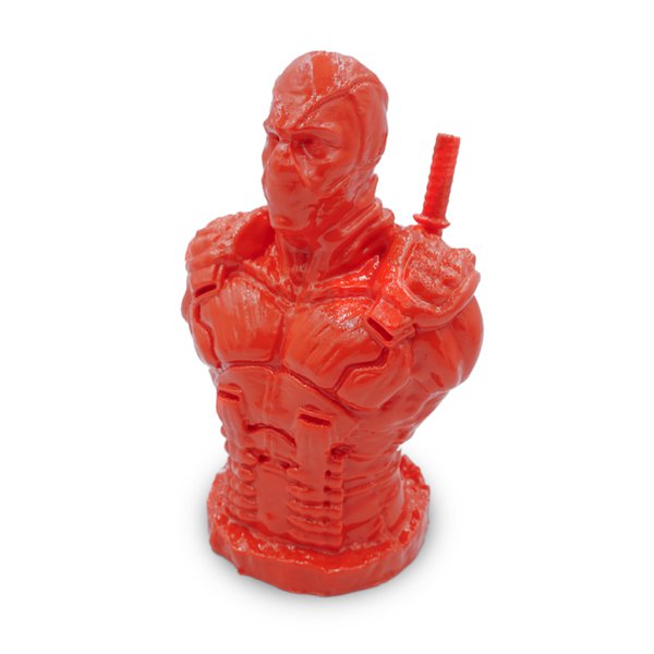 A 3D printed FiberSmooth model of Deadpool