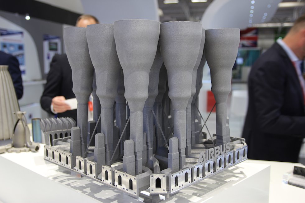 Airbus 3D printed aluminium antenna cluster