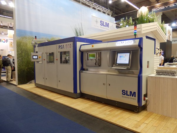 SLM Solutions' PSA 500 on Booth