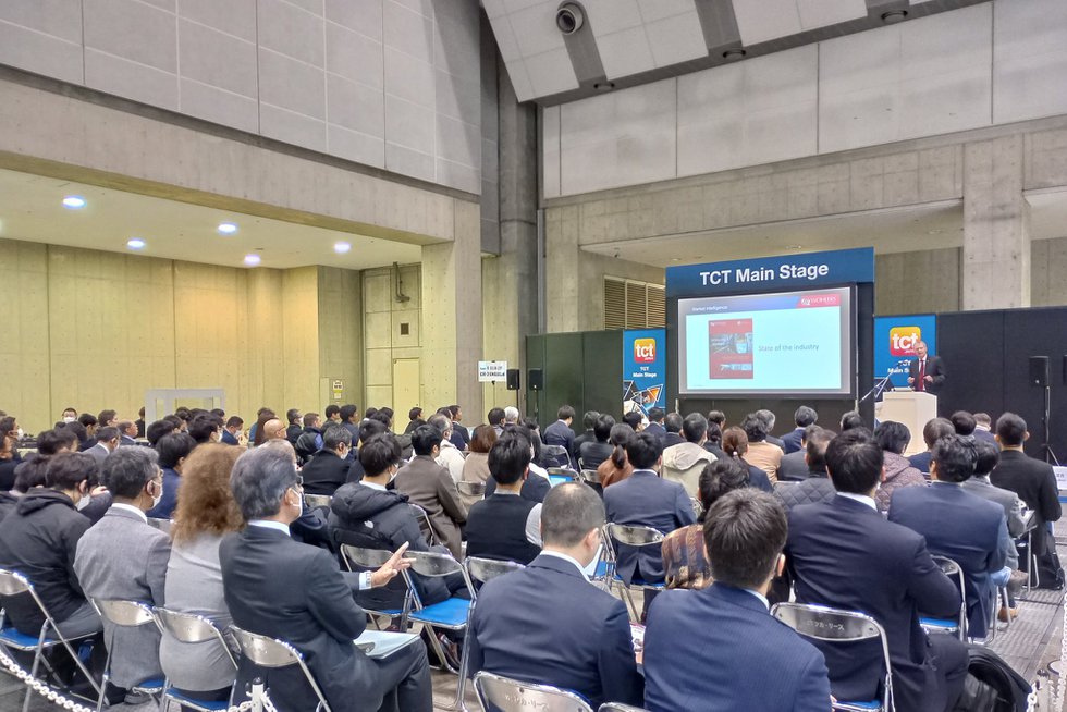 Terry Wohlers gives keynote at TCT Japan 2024