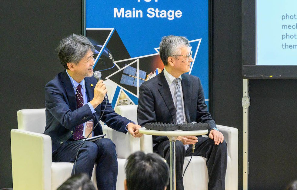 Hideaki Oba, Researcher, and Tsukasa Matsuoka, Managing Director at Japan 3D Printing industrial technology Association