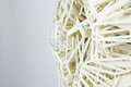 3D-printed column close up