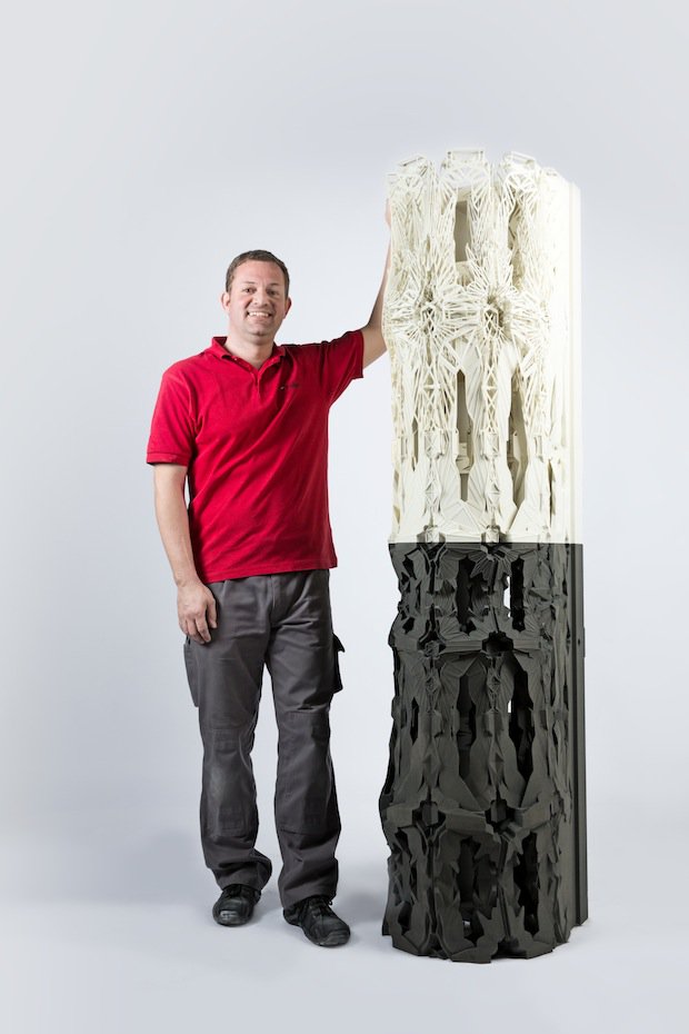 3D-printed column
