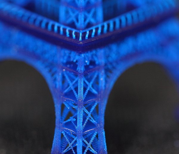 MiiCraft 3D printed Eiffel tower detail