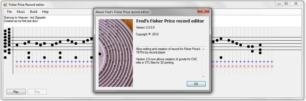 Fisher Price Record editor