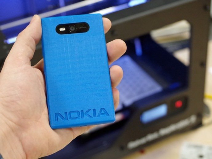 Blue Makerbot Cover for Lumia820