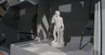 Final 3D printed model of Bacchus statue