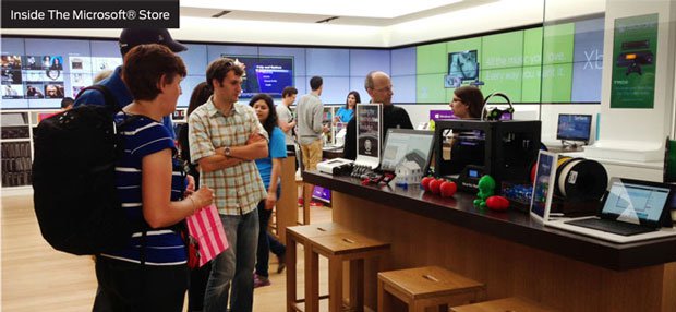 MakerBot Experience in Microsoft store