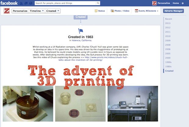 The Personalize History of 3D Printing