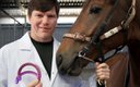 CSIRO's scientist with the horse