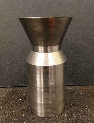Weld3D part post machined