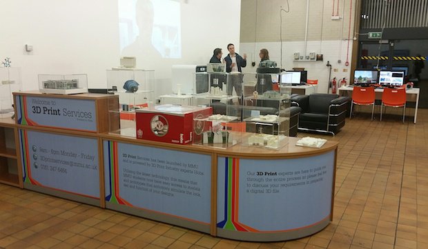 Hobs 3D printing bureau at MMU Digital Innovation.