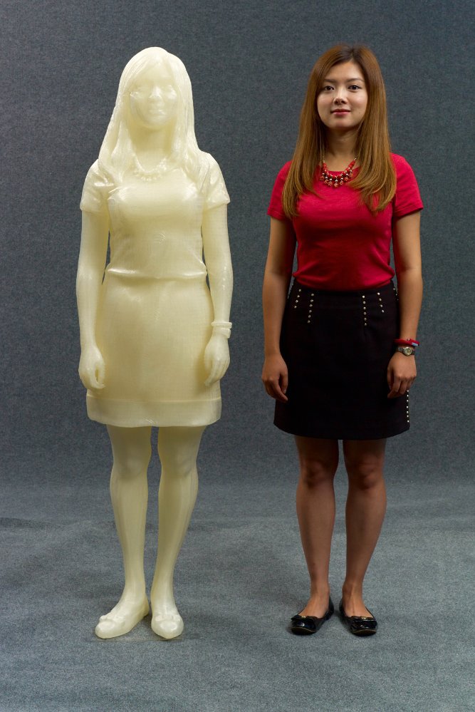 The 1:1 3D printed replica of Kecheng