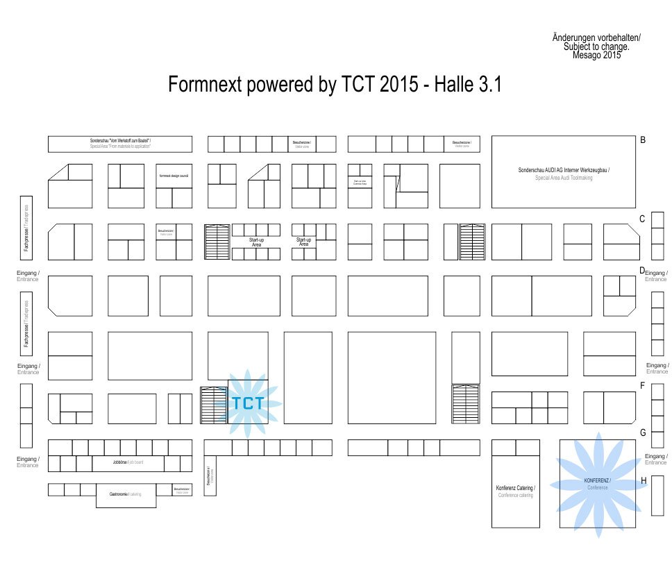 Hallenplan Formnext 2015