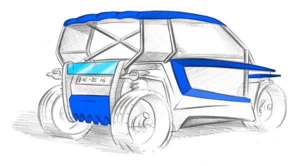 eGo car Sketch