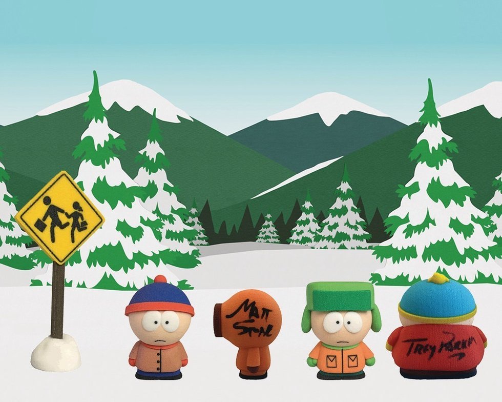 The South Park gang 3D Printed